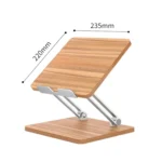 AP-2DP Desktop Liftable Wooden Tablet Laptop Support Stand - Image 3