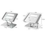 Multifunctional Desktop Foldable Rotating Laptop Cooling Bracket, Spec: - Image 3