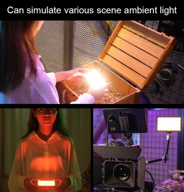 TBD06031797_4.webp Weeylite RB08P 52LEDs RGB Colorful Light Effect Mini Photography Fill Light - Image 5