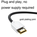 2.0 Version HDMI Fiber Optical Line 4K Ultra High Clear Line Monitor Connecting Cable, Length: - Image 4