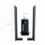1200m Wireless Network Card 802.11AC USB3.0 Dual Frequency 2.4G/5.8G WiFi Receiver - Image 3