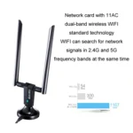 1200m Wireless Network Card 802.11AC USB3.0 Dual Frequency 2.4G/5.8G WiFi Receiver - Image 4