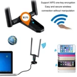1200m Wireless Network Card 802.11AC USB3.0 Dual Frequency 2.4G/5.8G WiFi Receiver - Image 6