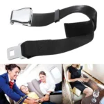 Two Point Aircraft Buckle Adjustable Seat Belt Extended Band