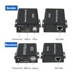 BW-HKE60A HDMI 60m KVM With USB Extender Support POE Single-End Power Supply With US Plug - Image 5
