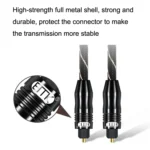 EMK Digital Optical Fiber Audio Cable Amplifier Audio Line, Length - Image 3