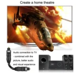 EMK Digital Optical Fiber Audio Cable Amplifier Audio Line, Length - Image 7