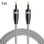 EMK QH4.0 Mini Toslink 3.5mm Interface SPDIF Audio Fiber Optical, Length: