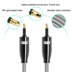 EMK QH4.0 Mini Toslink 3.5mm Interface SPDIF Audio Fiber Optical, Length: - Image 3