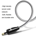 EMK QH4.0 Mini Toslink 3.5mm Interface SPDIF Audio Fiber Optical, Length: - Image 4