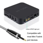 EMK QH4.0 Mini Toslink 3.5mm Interface SPDIF Audio Fiber Optical, Length: - Image 5