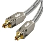 EMK YL/B Audio Digital Optical Fiber Cable Square To Square Audio Connection Cable, Length: - Image 3
