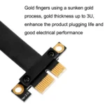 PCI-E 3.0 1X 90 Degrees Graphics Card / Wireless Network Card Extension Cable, Cable Length: - Image 3