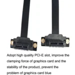 PCI-E 3.0 1X 90 Degrees Graphics Card / Wireless Network Card Extension Cable, Cable Length: - Image 4