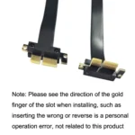 PCI-E 3.0 1X 90 Degrees Graphics Card / Wireless Network Card Extension Cable, Cable Length: - Image 6