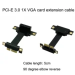 PCI-E 3.0 1X To 1X 90 Degrees Reverse Graphics Card / Wireless Network Card / Conversion Card Extension Cable - Image 2