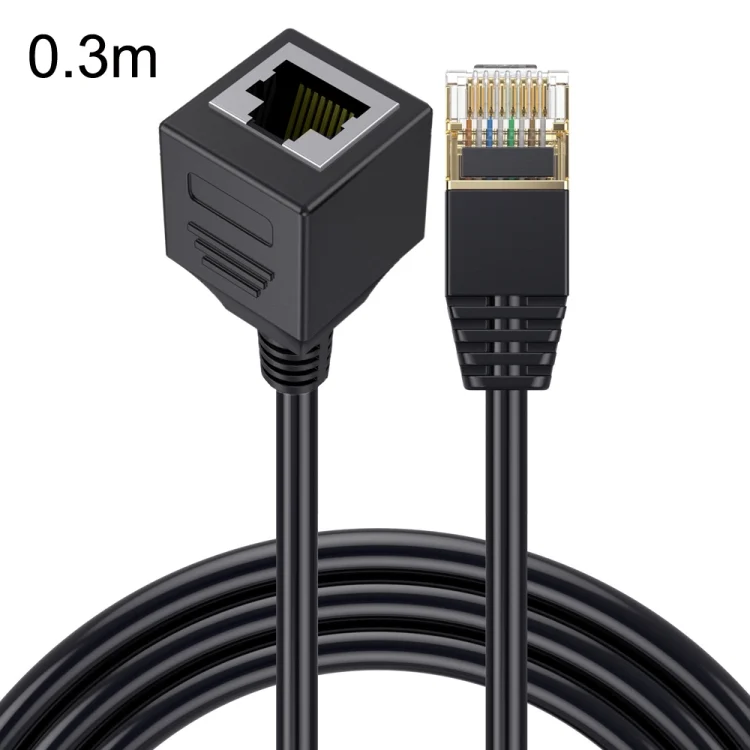 TBD0603330901A.webp Cat 8 10G Transmission RJ45 Male To Female Computer Network Cable Extension Cable - Image 1