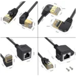 Cat 8 10G Transmission RJ45 Male To Female Computer Network Cable Extension Cable - Image 4