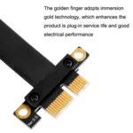 PCI-E 3.0 1X 180-degree Graphics Card Wireless Network Card Adapter Block Extension Cable, Length: - Image 3