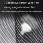 Car Sunshade Magnetic Iron Reflective Mesh Gauze Sunscreen Heat Insulation Sunshade Baffle - Image 4