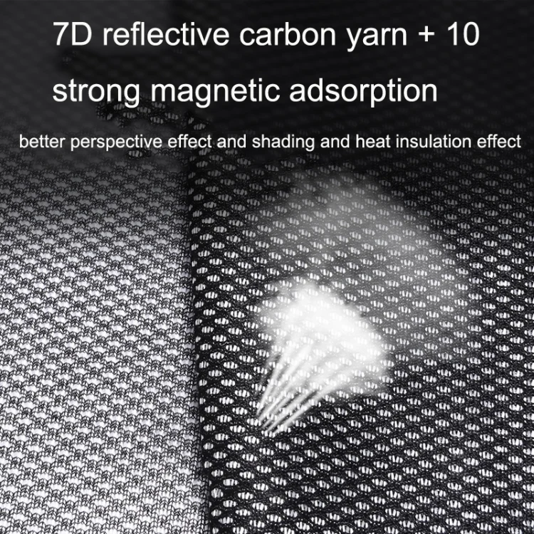 TBD0603332901_B3.webp Car Sunshade Magnetic Iron Reflective Mesh Gauze Sunscreen Heat Insulation Sunshade Baffle - Image 4