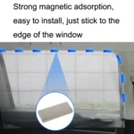 Car Sunshade Magnetic Iron Reflective Mesh Gauze Sunscreen Heat Insulation Sunshade Baffle - Image 5