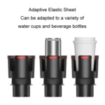 2 in 1 Car Center Console Water Cup Holder Multi-purpose Storage Box - Image 3