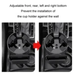 2 in 1 Car Center Console Water Cup Holder Multi-purpose Storage Box - Image 4