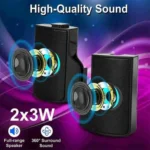 Mini Clip-On USB Stereo Speaker Soundbar for Notebook Laptop PC Desktop Tablet - Image 5