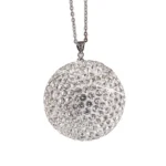 Car Diamond Crystal Ball Rearview Mirror Decoration Pendant