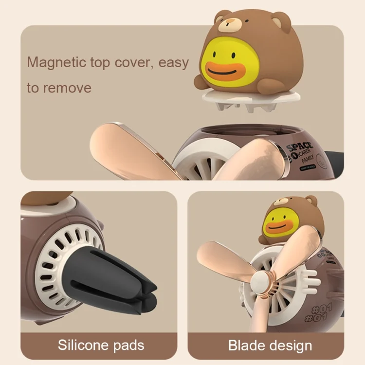 TBD0603365601_B3.webp ICARER FAMILY AK-20 Car Pilot-Shaped Air-Conditioning Outlet Decorative Ornaments Aromatherapy - Image 4