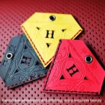 Car Pendant Triangular Ping An Charm Bag Leather Rearview Mirror Ornament - Image 5