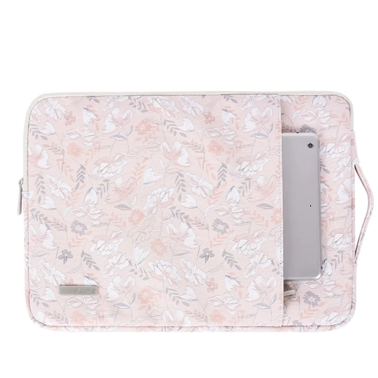 G4-89 PU Laptop Case Tablet Sleeve Bag with Telescoping Handle