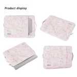 G4-89  PU Laptop Case Tablet Sleeve Bag with Telescoping Handle - Image 3