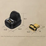 Type-C/USB-C Magnetic Adapter U-shaped Elbow 40GB Converter - Image 2