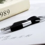 3pcs Men Car PU+Metal Keychain Waist Hanging Key Ring - Image 4