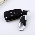 3pcs Men Car PU+Metal Keychain Waist Hanging Key Ring - Image 5
