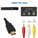 HDMI To AV/3RCA TV Audio Video Cable - Image 3