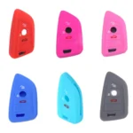 For BMW 1 Series X4/X2/XM5 2pcs Soft Silicone Remote Key Cover - Image 2