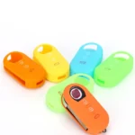 For Fiat 500 2pcs Folding 3 Button Remote Control Silicone Case - Image 3