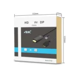 4K 60Hz HDMI To DP Adapter With Power Supply HD Converter - Image 5