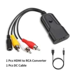 K13W HDMI To AV 1080P HD Converter, Cable Length: 0.5m - Image 2