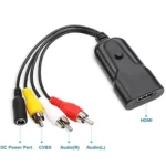 K13W HDMI To AV 1080P HD Converter, Cable Length: 0.5m - Image 5