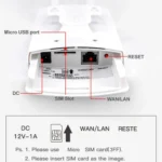 4G LTE Router CPE Outdoor Waterproof Mobile Router Triple Network, EU Plug - Image 5