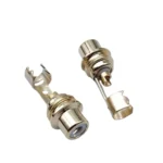 10psc AV Audio Plug RCA Lotus Female Plug With Clip - Image 4