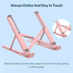 2 In 1 Laptop Mobile Phone Stand Heightening Cooling Stand - Image 5