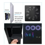 PVC Cooling Fan Dust Net Desktop Computer Industrial Fan Filter Cover - Image 5