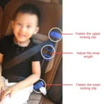 Car Child Seat Safety Belt Adjustment Anti-collision Limit Fixer - Image 3