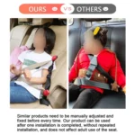 Car Child Seat Safety Belt Adjustment Anti-collision Limit Fixer - Image 5