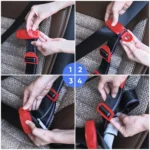 Car Child Seat Safety Belt Adjustment Anti-collision Limit Fixer - Image 9